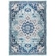 preview thumbnail 27 of 100, SAFAVIEH Madison Diederike Boho Distressed Medallion Area Rug 2'2" x 4' - Teal/Navy