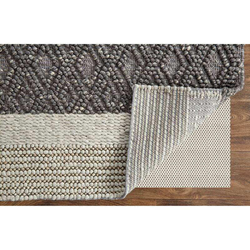 Grand Bazaar Genet Hand Woven Stripes Transitional Area Rug