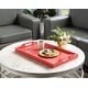 preview thumbnail 8 of 29, Porch & Den Anemone Serving Tray CORAL