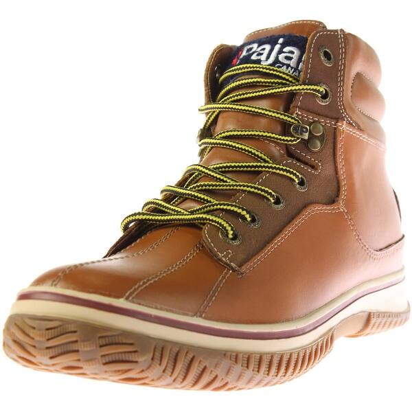 Shop Pajar Mens Guardo Winter Boots Leather Waterproof Overstock