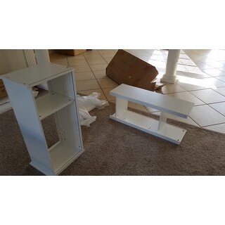 Tall Tower Bathroom 66.9in.H Cabinet in White