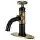 Option Matte Black / Antique Brass