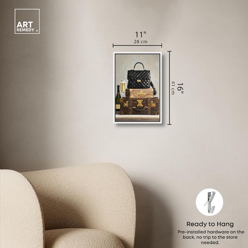 Getaway Necessities Canvas by Art Remedy