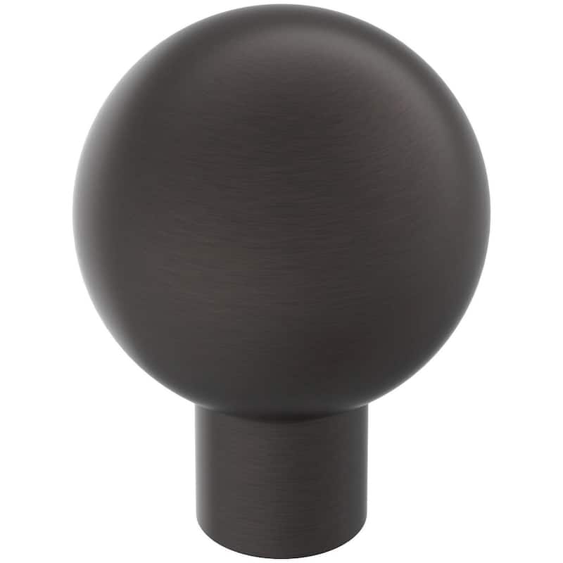 Amerock BP37660 Coble 1-1/8" Smooth Round Cabinet Knob - Oil Rubbed Bronze