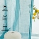 preview thumbnail 32 of 32, Deconovo Linen Sheer Curtains - Light Filtering Rod Pocket Drapes, 2 Panels