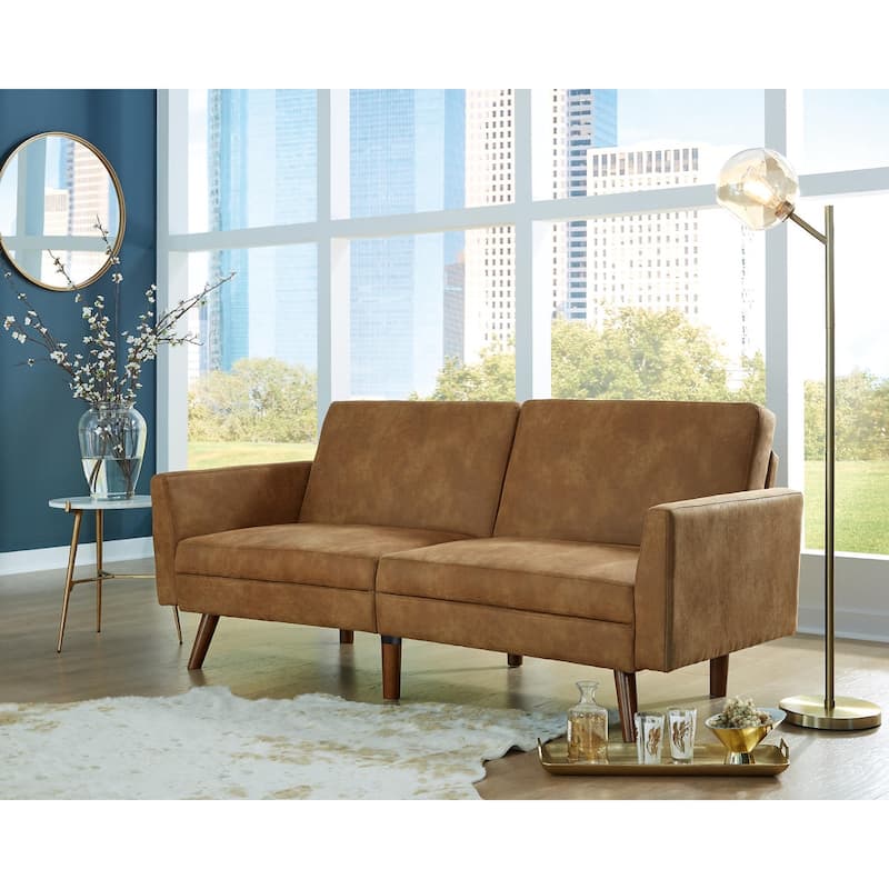 Chadton White/Gold Contemporary Glam Accent Table