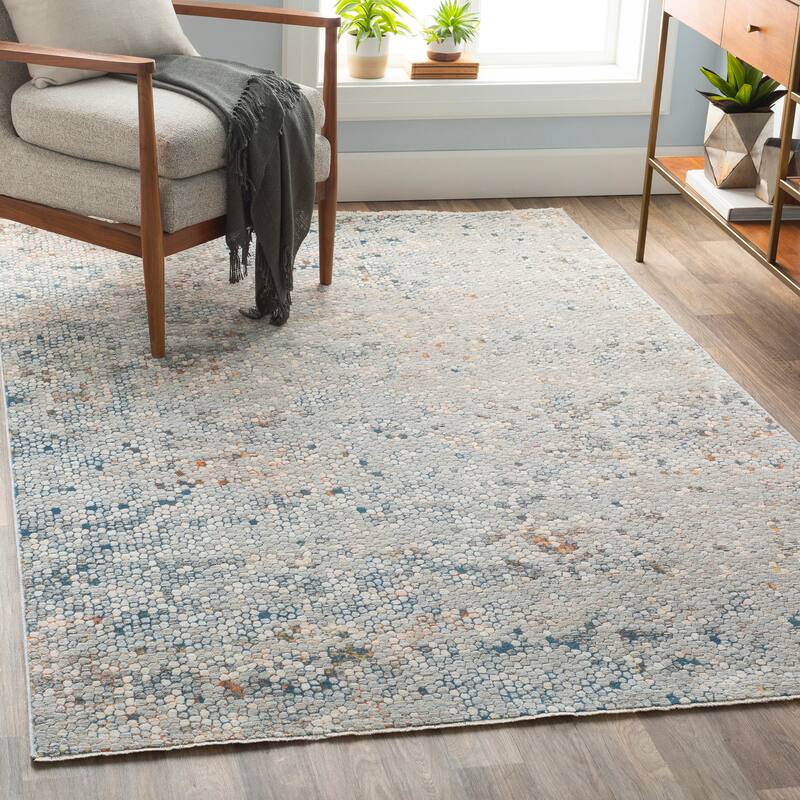 Artistic Weavers Carter Modern Industrial Area Rug - 7'10" Round - Multi