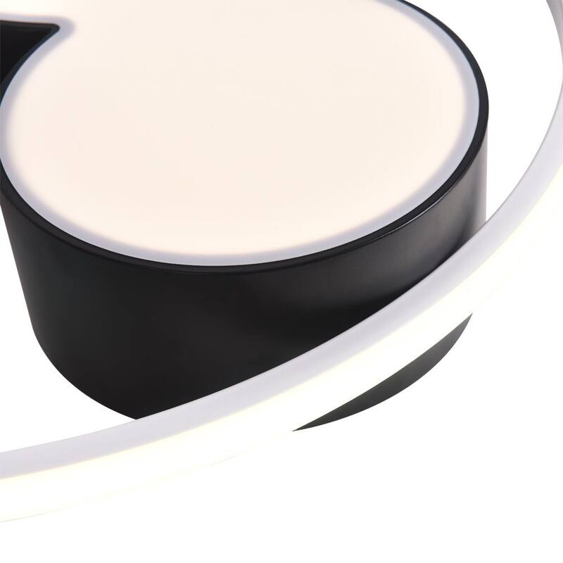 1-light Cartoon Dimmable Led Flush Mount