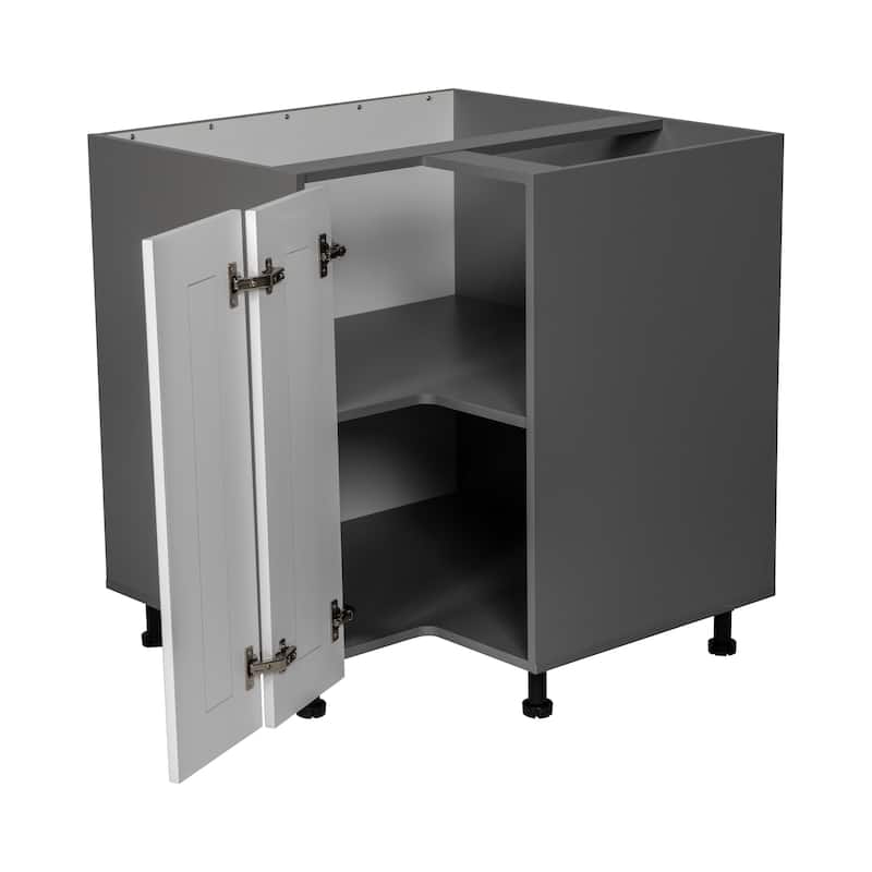 33" Base Easy Reach-Double Door-Grey - 33 x 34 1/2 x 23 3/8