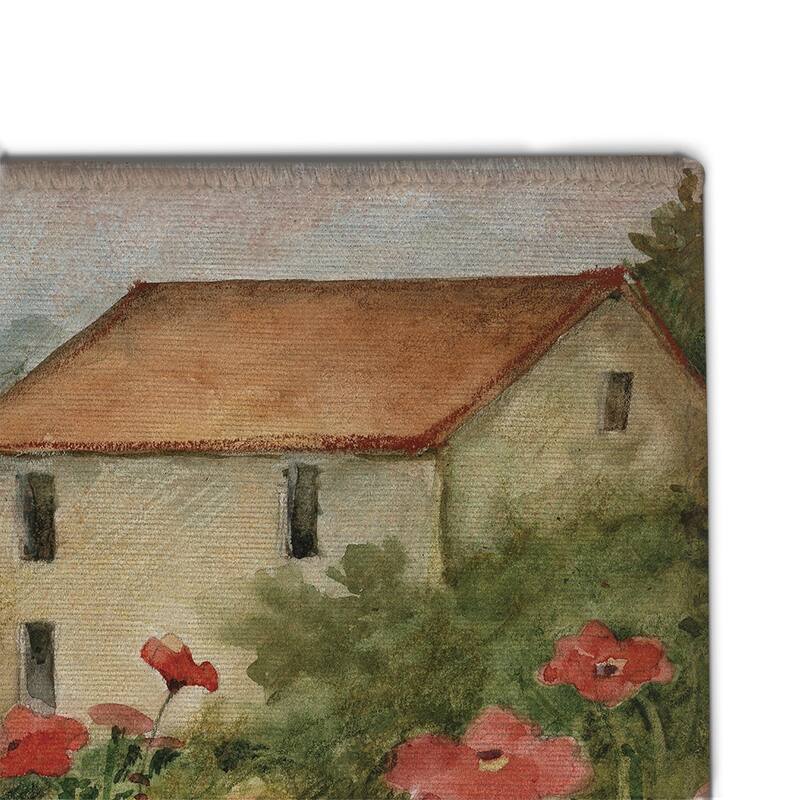 Laural Home Tuscan Landscape Chenille Accent Rug