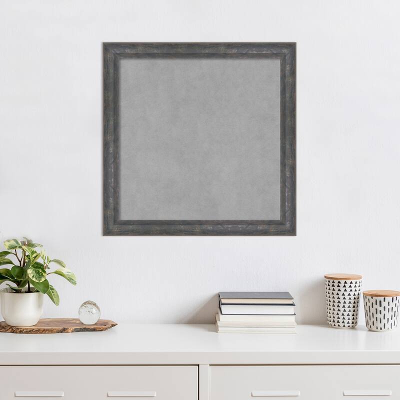 Amanti Art Angled Metallic Rainbow Framed Magnetic Board