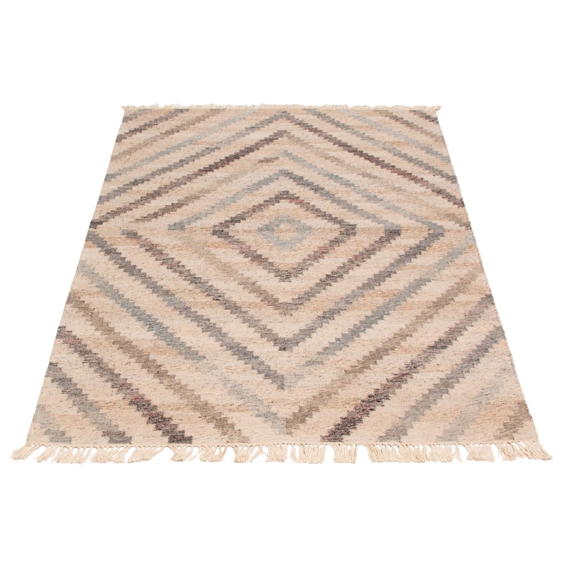 Ankara FW Beige Kilim 5'3" x 7'6" - 5'3 x 7'6