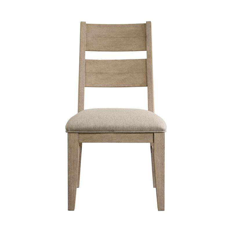 Nash Hardwood Upholstered Dining Chair, Weathered Sand
