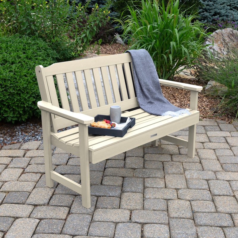 HIGHWOOD Lehigh 4-foot Eco-friendly Synthetic Wood Garden Bench