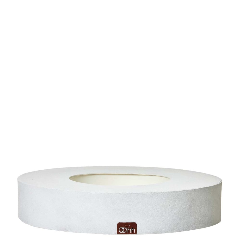 Lg. Rcycld Paper VaseCandleholder White- A - A