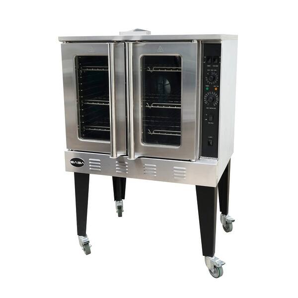 slide 1 of 4, SABA Commercial Gas Convection Oven (Natural Gas)