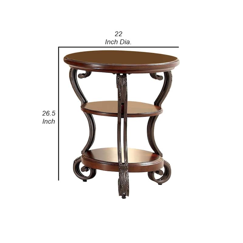 May Transitional Style Side Table