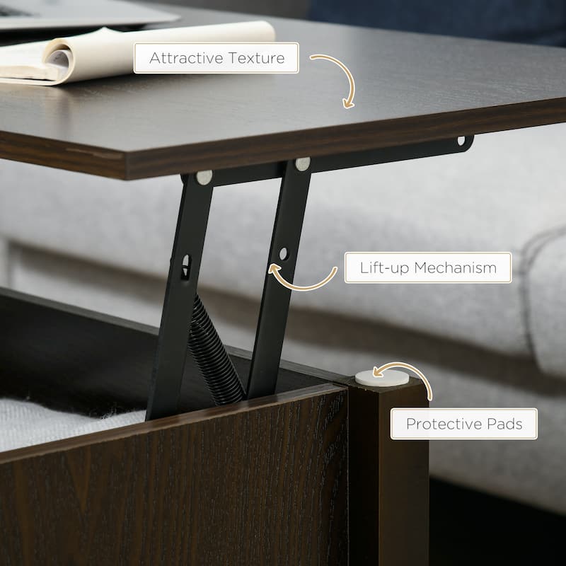 Lift Top Coffee Table - Natural