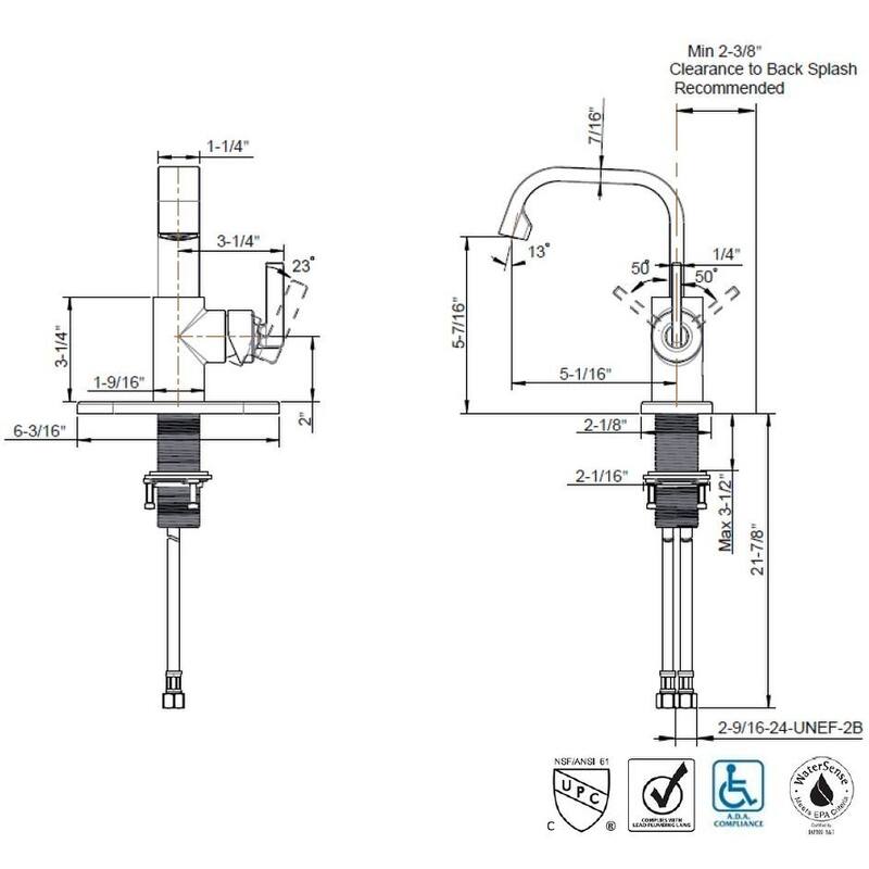 Ultra Faucets Ardua Collection Single-Handle Lavatory Faucet