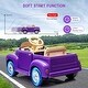 preview thumbnail 3 of 3, 12V Electric Toy Car, 3100 Pickup Battery Powered Electric Car with Spring Suspension, LED Lights and Music, Purple