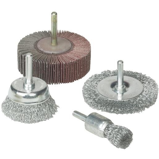 Weiler Brush 4Pc Drill Accessory Kit 36455 Unit: EACH