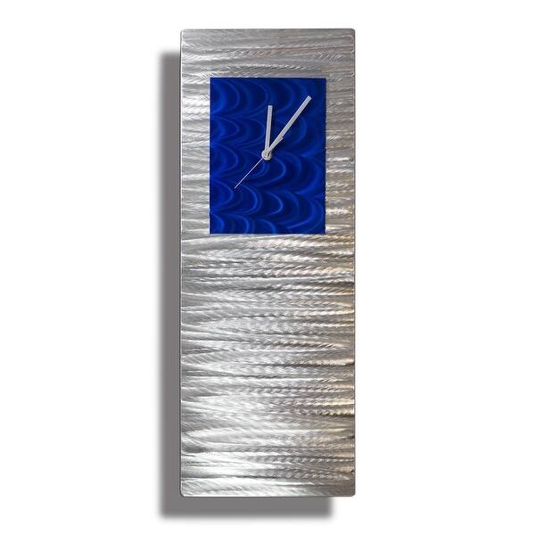 Statements2000 Modern Metal Wall Clock Art Abstract Decor By Jon Allen Radiance Clock 24 X 9 Overstock 27545421