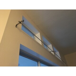 Shop Versailles 1 Inch Double Telescopic Curtain Rod On