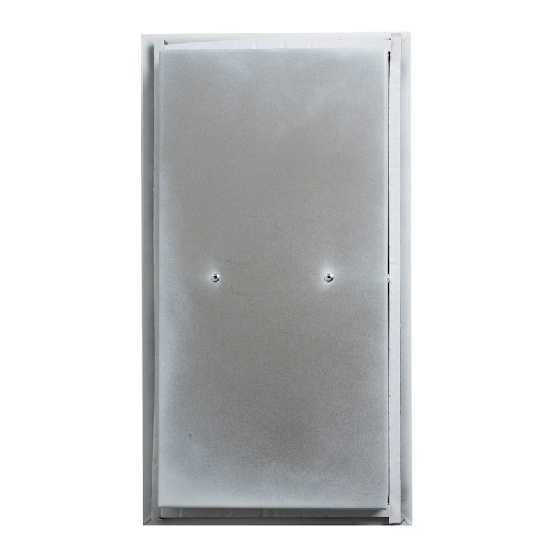 ALFI brand ABTPNC88-W White Matte Stainless Steel Recessed Toilet Paper Holder Niche - White