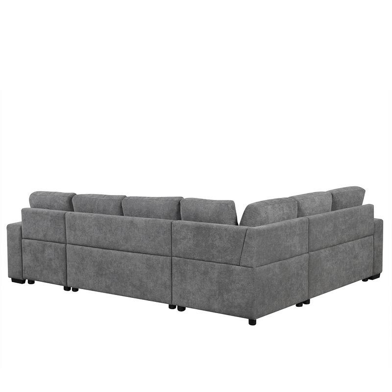U-shaped Sectional Sofa Pull-out Sofa Bed