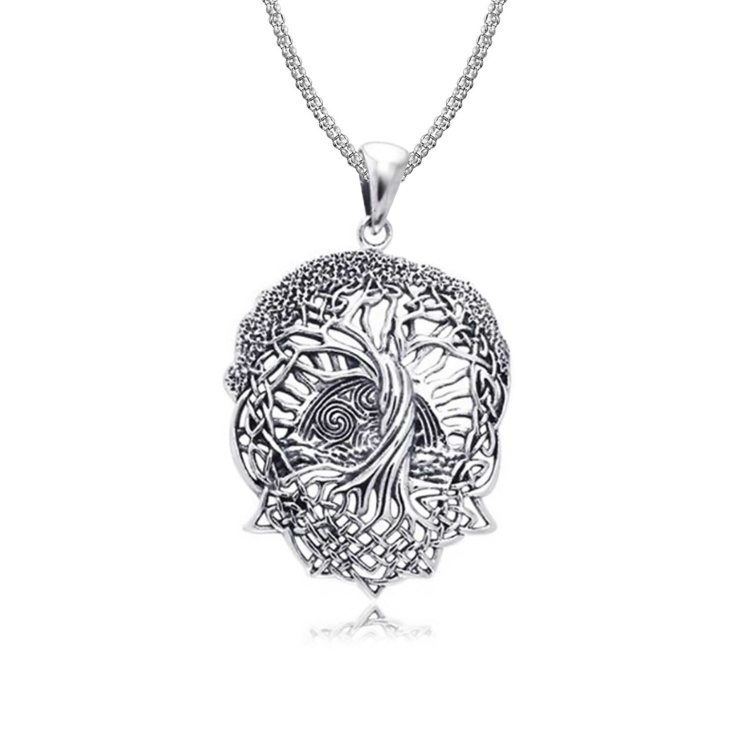 Shop Sun Celtic Knot Tree Of Life Pendant Roots Of Life Sterling