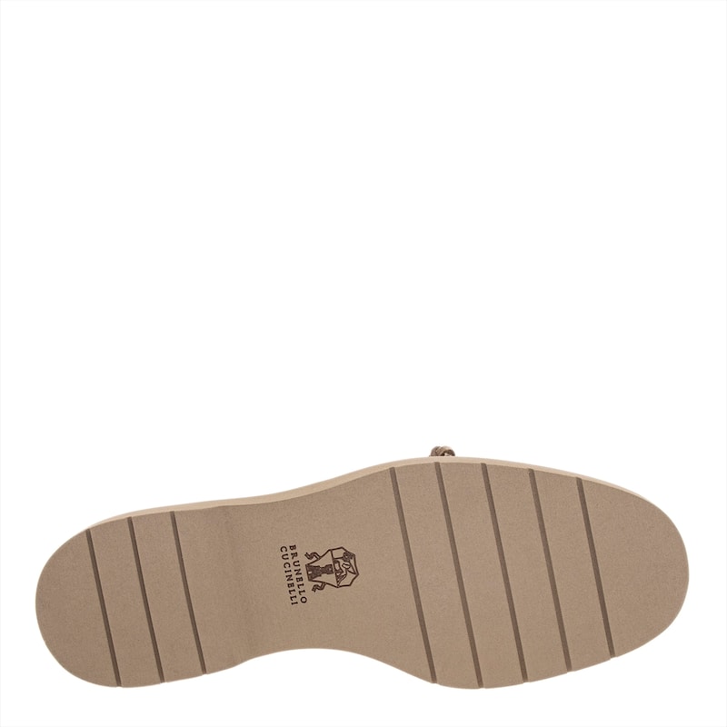 Brunello Cucinelli Suede Sail Penny Loafers