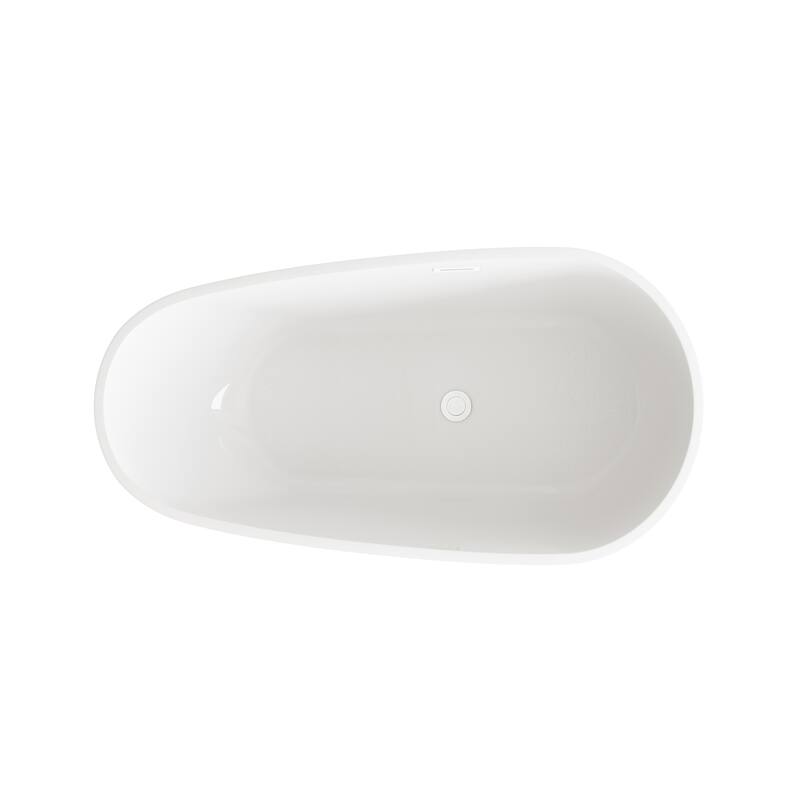 Hillary Bathtub in Glossy White