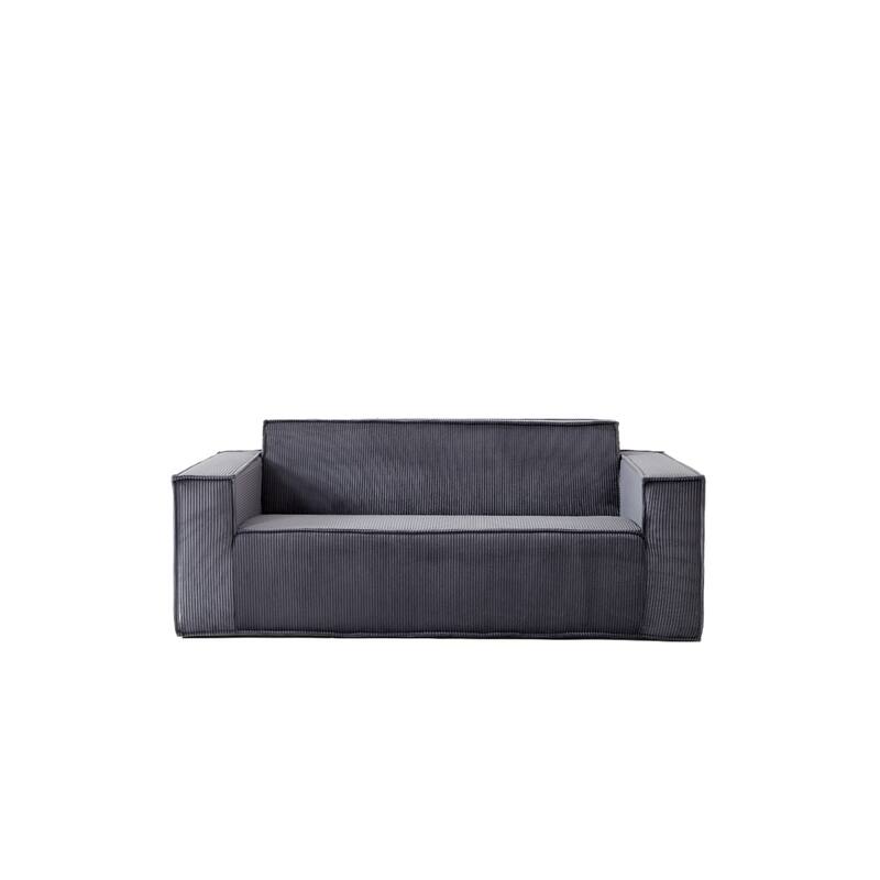 Memory Foam Deep Seat Sofa Corduroy 3 Seater Couch for Living Room