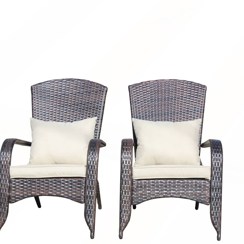 2PCS Patio Chair with Cushions