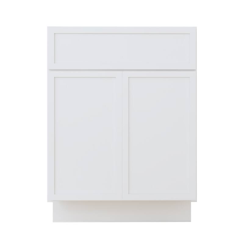 Vanity Art 24" Freestanding Single Base Storage Cabinet with Soft Close Doors