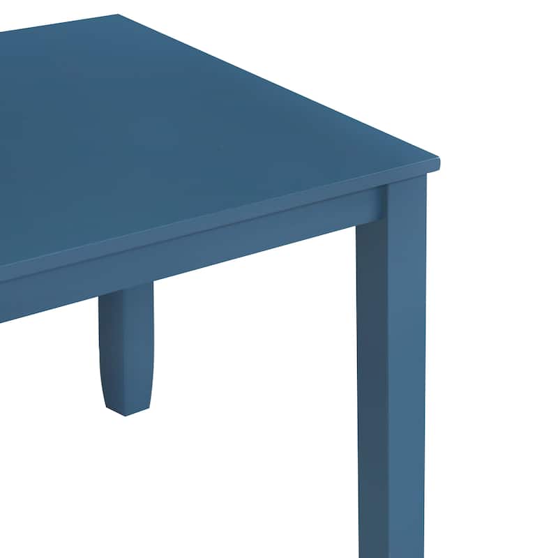 Dining Table Set Kitchen Rectangular Table and 4 Chairs for Kitchen