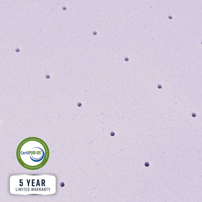 Bodipedic Lavender Scented Memory Foam Mattress Topper