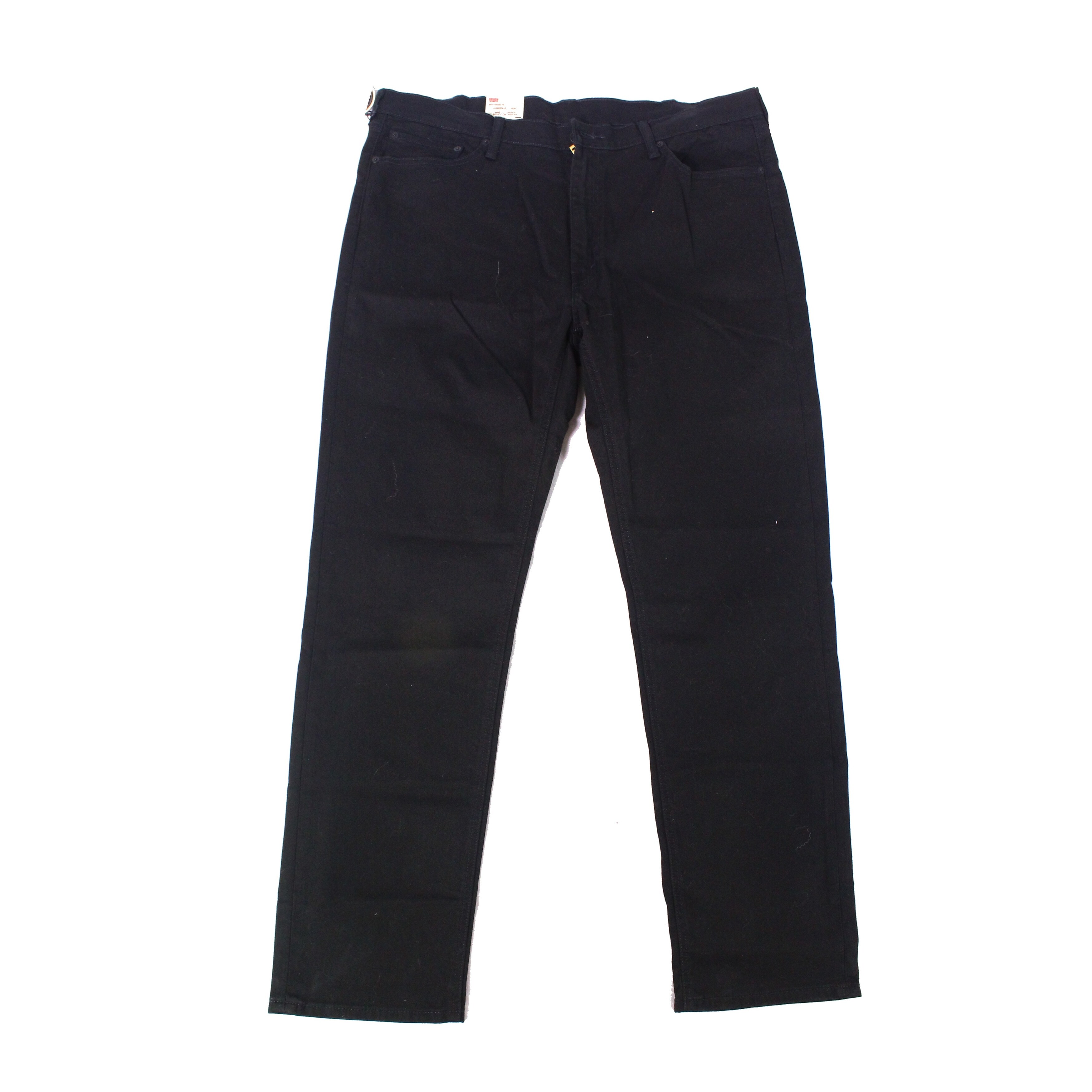 mens black straight leg stretch jeans