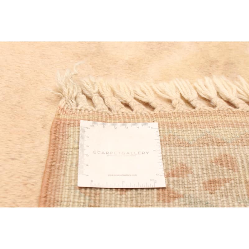 ECARPETGALLERY Hand-knotted Color Transition Brown Wool Rug - 3'2 x 12'6
