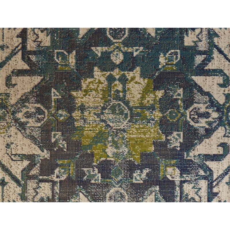 Hurst Vintage Medallion Oriental Transitional Area Rug