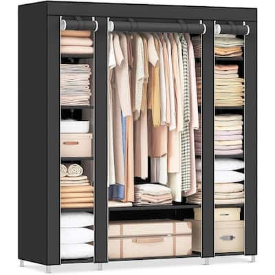 Portable Closet for Bedroom - 11.81"D x 46"W x 63.78"H