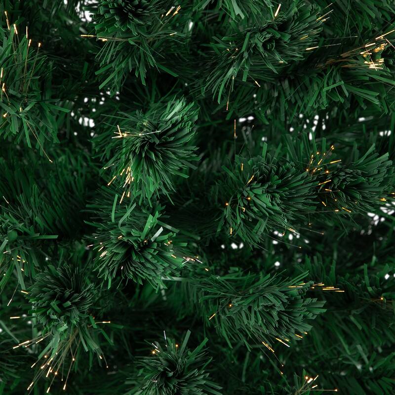6' Medium Color Changing Artificial Christmas Tree Multicolor Lights - 6 Foot
