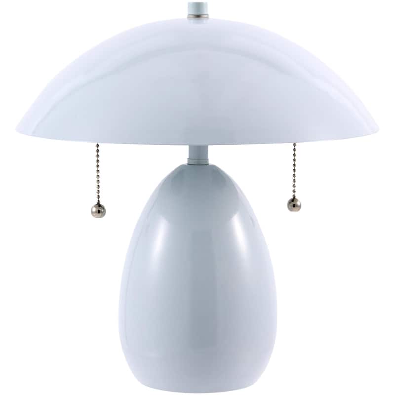 Livabliss Umberis Traditional Accent Table Lamp - Blue