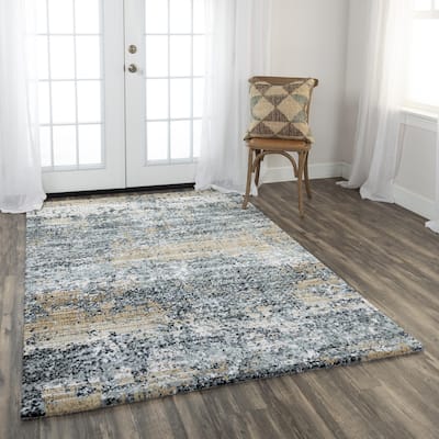 Alora Decor Elect Beige, Tan, Grey, and Ivory Abstract Rug