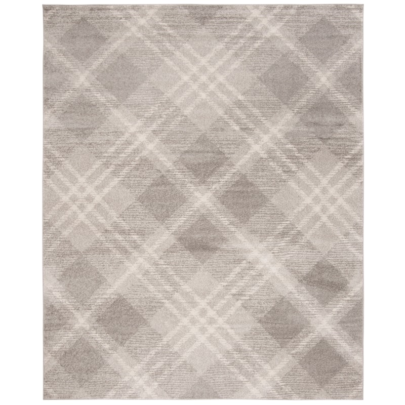 SAFAVIEH Adirondack Lisete Vintage Boho Oriental Rug - 10' x 14' - Light Grey/Ivory