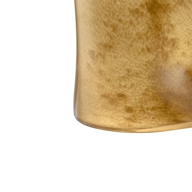 Elk Home Alina Mustard Finish Glass 6.5 Inch Wide Vase