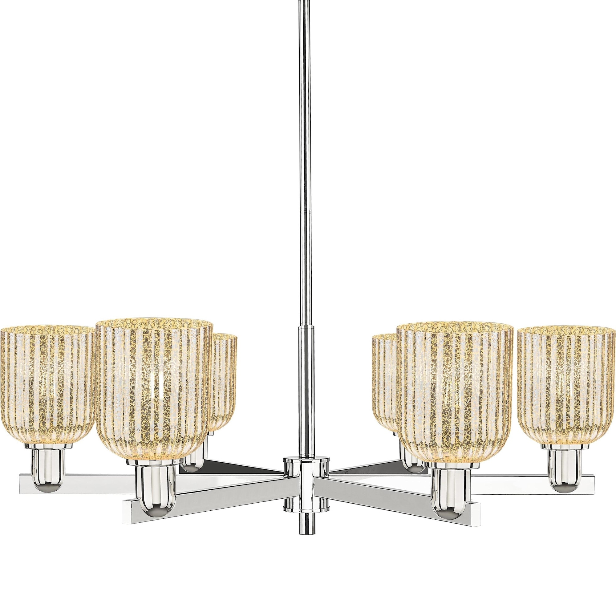 Innovations Lighting 716-6CR-11-35 Bridal Veil Chandelier Bridal Veil