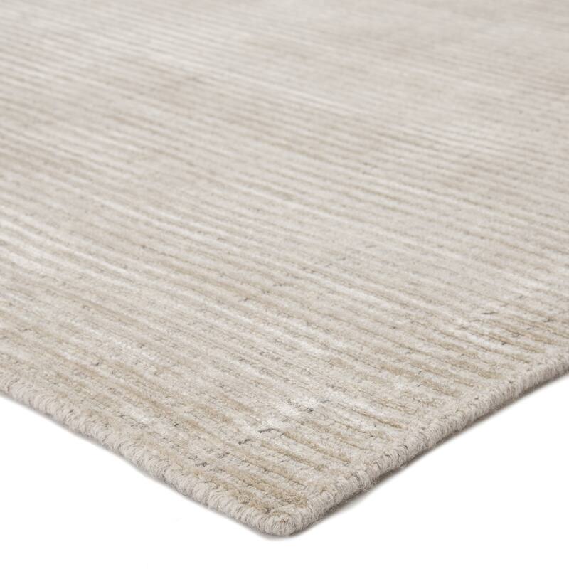 Phase Handmade Solid Color Textured Wool/ Viscose Area Rug