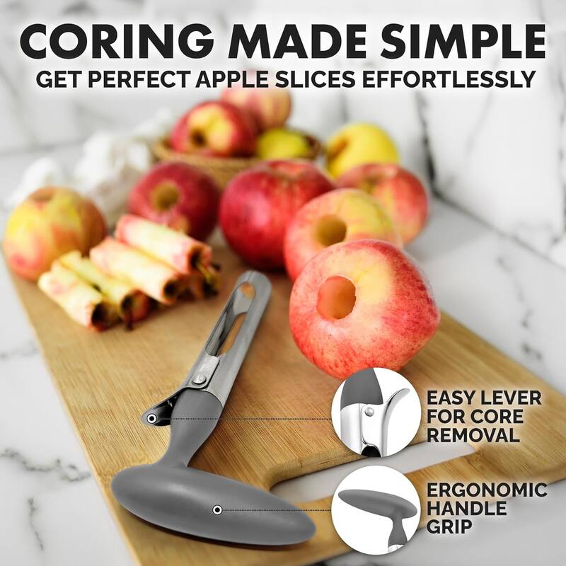 Zulay Kitchen Ultra Sharp Premium Apple Corer Tool