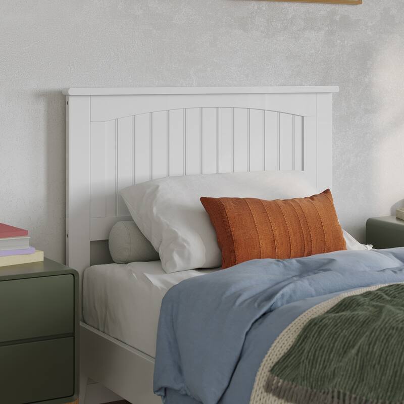 Naples Solid Wood Low Profile Platform Bed with Matching Footboard